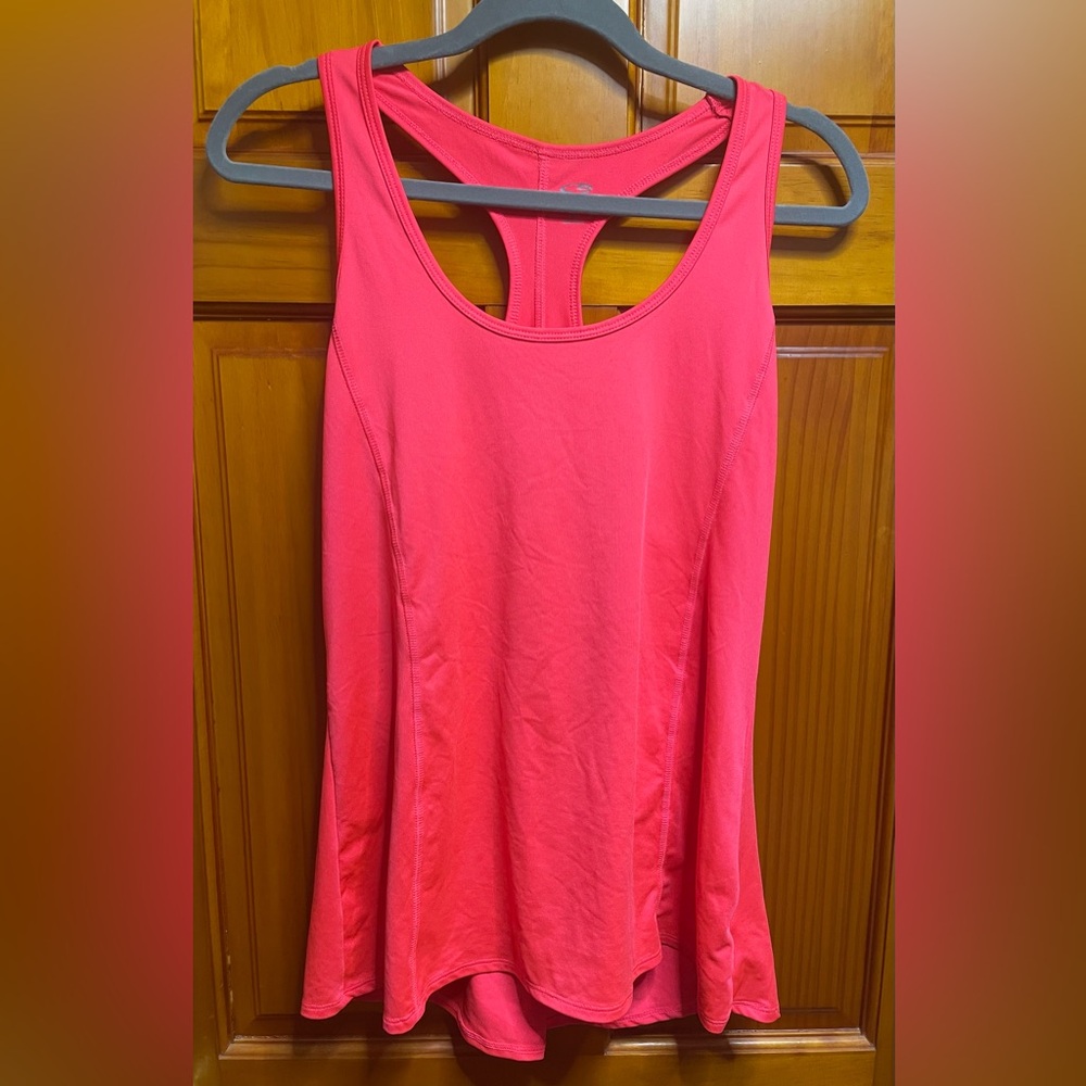Champion C9 Women's DuoDry Racerback Sports Tank Top Bright Pink Orange Large L - Picture 3 of 9